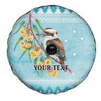 Australia Kookaburra and Eucalyptus Spare Tire Cover Christmas Vibe - Aussie Hoodie