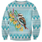 Australia Kookaburra and Eucalyptus Sweatshirt Christmas Vibe - Aussie Hoodie