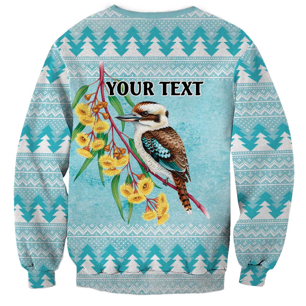 Australia Kookaburra and Eucalyptus Sweatshirt Christmas Vibe - Aussie Hoodie