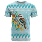 Australia Kookaburra and Eucalyptus T Shirt Christmas Vibe - Aussie Hoodie
