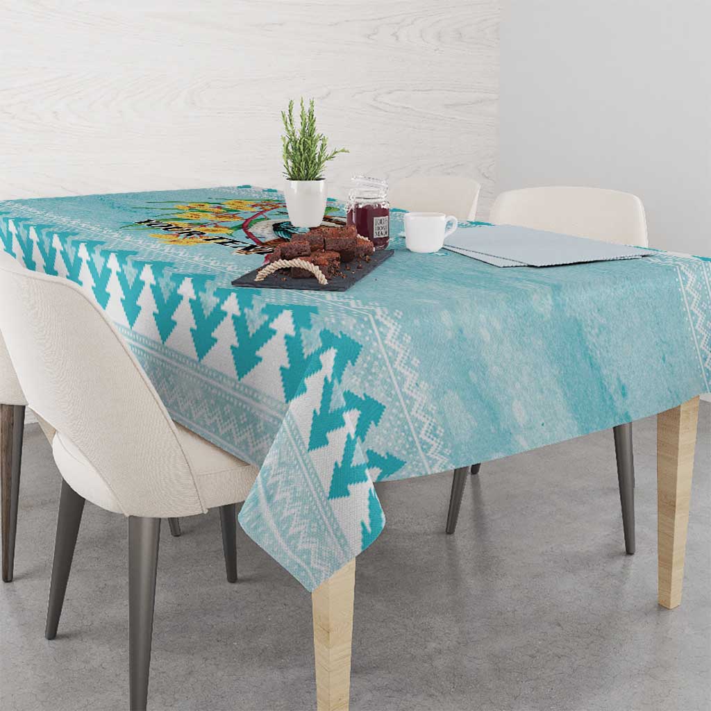 Australia Kookaburra and Eucalyptus Tablecloth Christmas Vibe - Aussie Hoodie