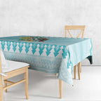 Australia Kookaburra and Eucalyptus Tablecloth Christmas Vibe - Aussie Hoodie