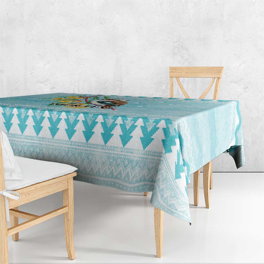 Australia Kookaburra and Eucalyptus Tablecloth Christmas Vibe - Aussie Hoodie
