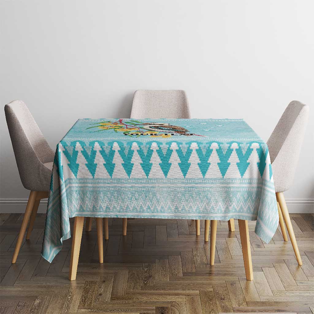 Australia Kookaburra and Eucalyptus Tablecloth Christmas Vibe - Aussie Hoodie