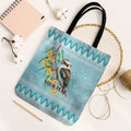 Australia Kookaburra and Eucalyptus Tote Bag Christmas Vibe - Aussie Hoodie