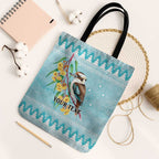 Australia Kookaburra and Eucalyptus Tote Bag Christmas Vibe - Aussie Hoodie