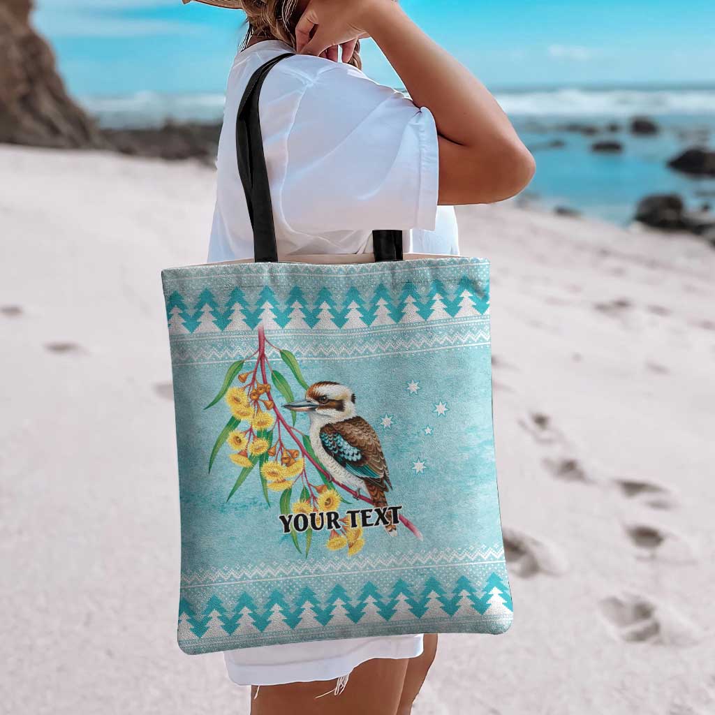 Australia Kookaburra and Eucalyptus Tote Bag Christmas Vibe - Aussie Hoodie