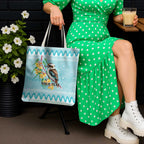Australia Kookaburra and Eucalyptus Tote Bag Christmas Vibe - Aussie Hoodie