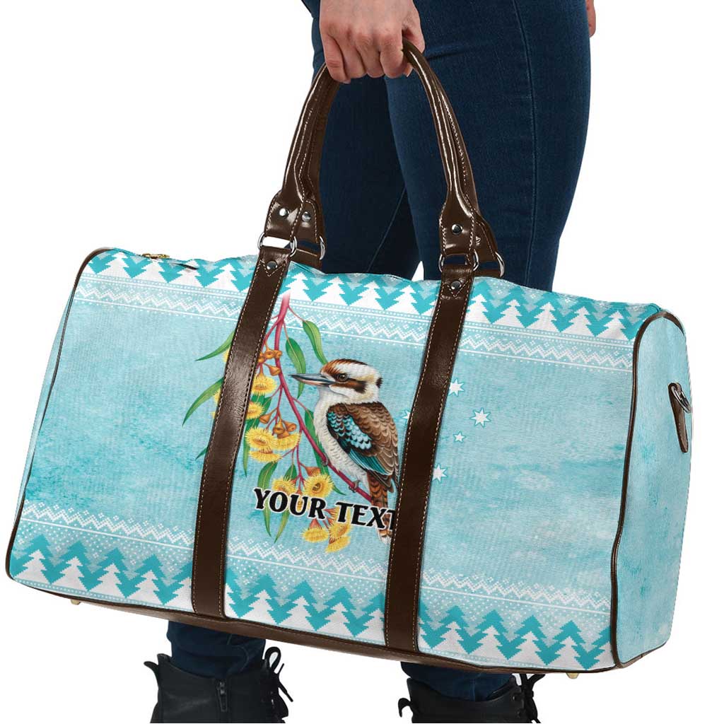 Australia Kookaburra and Eucalyptus Travel Bag Christmas Vibe - Aussie Hoodie