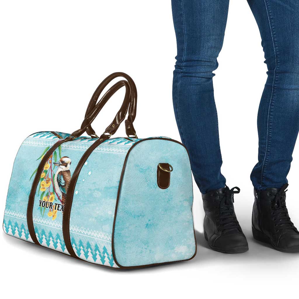Australia Kookaburra and Eucalyptus Travel Bag Christmas Vibe - Aussie Hoodie