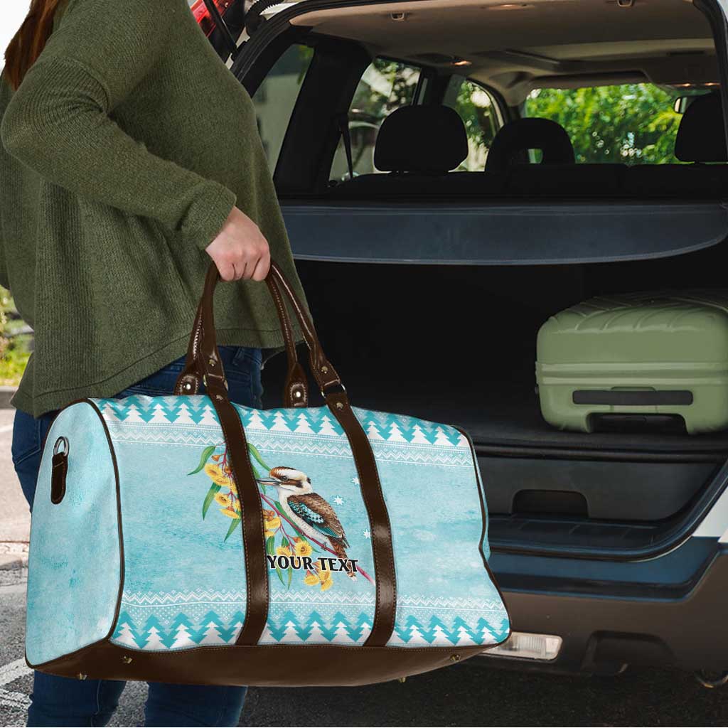 Australia Kookaburra and Eucalyptus Travel Bag Christmas Vibe - Aussie Hoodie