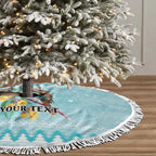 Australia Kookaburra and Eucalyptus Tree Skirt Christmas Vibe - Aussie Hoodie