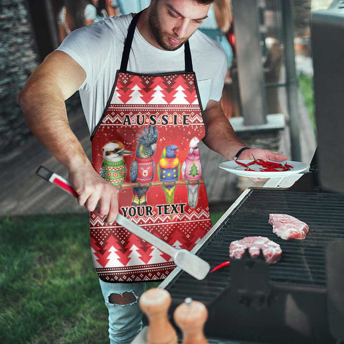 Australian Native Bird Apron Kookaburra Black Cockatoo Rainbow Lorikeet Galah - Aussie Hoodie