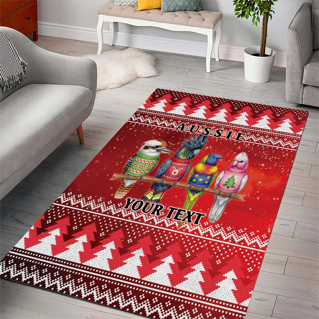 Australian Native Bird Area Rug Kookaburra Black Cockatoo Rainbow Lorikeet Galah - Aussie Hoodie
