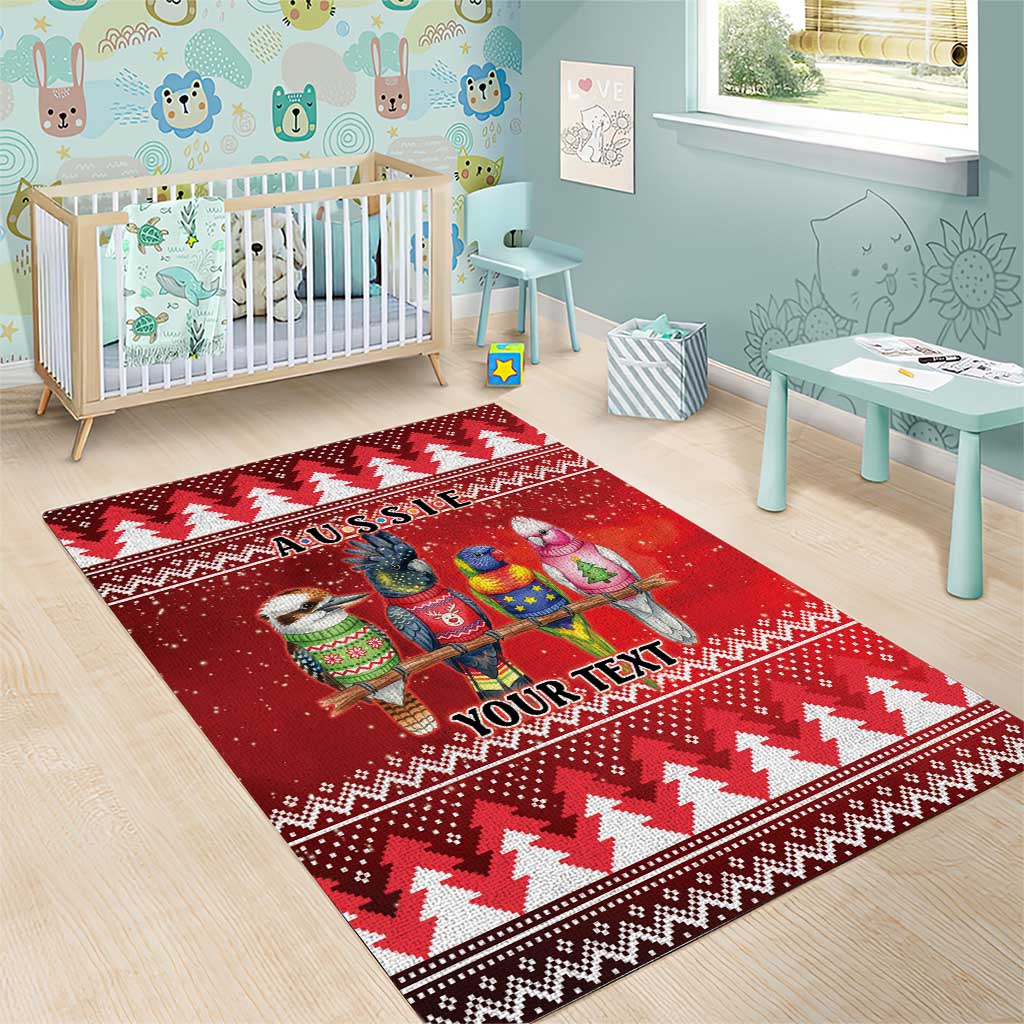 Australian Native Bird Area Rug Kookaburra Black Cockatoo Rainbow Lorikeet Galah - Aussie Hoodie