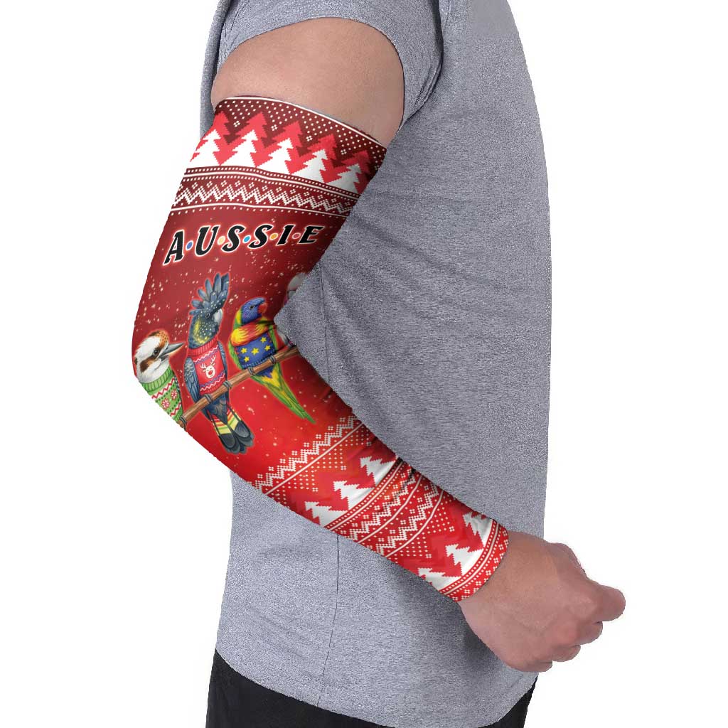 Australian Native Bird Arm Sleeves Kookaburra Black Cockatoo Rainbow Lorikeet Galah - Aussie Hoodie
