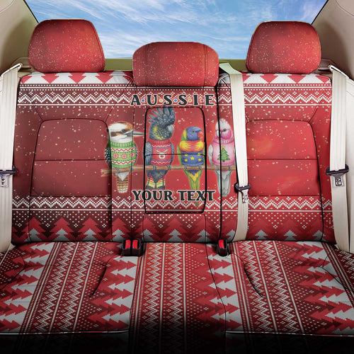 Australian Native Bird Back Car Seat Cover Kookaburra Black Cockatoo Rainbow Lorikeet Galah - Aussie Hoodie