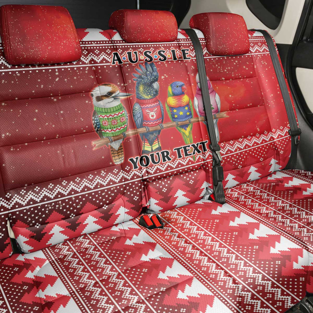 Australian Native Bird Back Car Seat Cover Kookaburra Black Cockatoo Rainbow Lorikeet Galah - Aussie Hoodie
