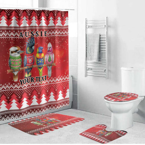 Australian Native Bird Bathroom Set Kookaburra Black Cockatoo Rainbow Lorikeet Galah - Aussie Hoodie