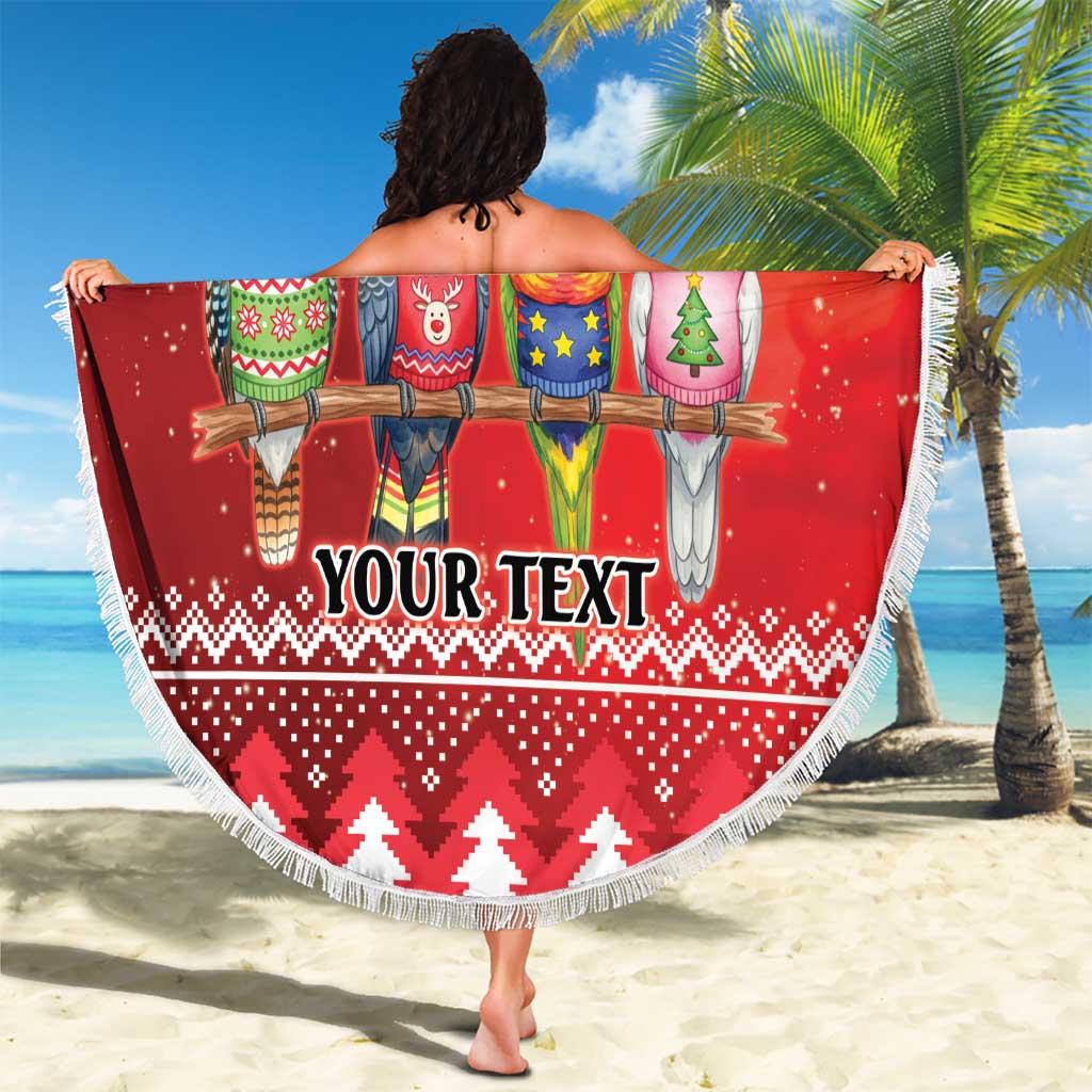Australian Native Bird Beach Blanket Kookaburra Black Cockatoo Rainbow Lorikeet Galah - Aussie Hoodie