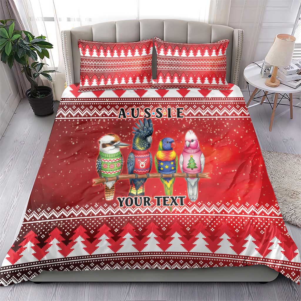 Australian Native Bird Bedding Set Kookaburra Black Cockatoo Rainbow Lorikeet Galah - Aussie Hoodie