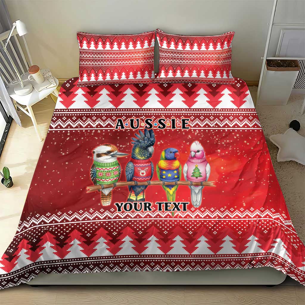 Australian Native Bird Bedding Set Kookaburra Black Cockatoo Rainbow Lorikeet Galah - Aussie Hoodie