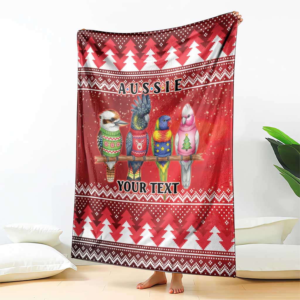 Australian Native Bird Blanket Kookaburra Black Cockatoo Rainbow Lorikeet Galah - Aussie Hoodie