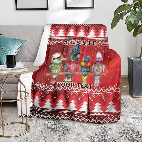 Australian Native Bird Blanket Kookaburra Black Cockatoo Rainbow Lorikeet Galah - Aussie Hoodie