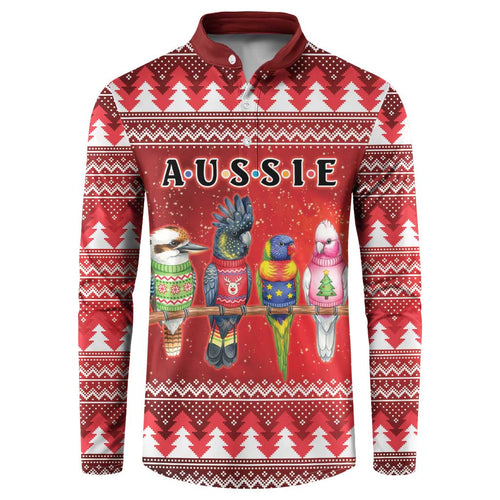 Australian Native Bird Button Sweatshirt Kookaburra Black Cockatoo Rainbow Lorikeet Galah - Aussie Hoodie