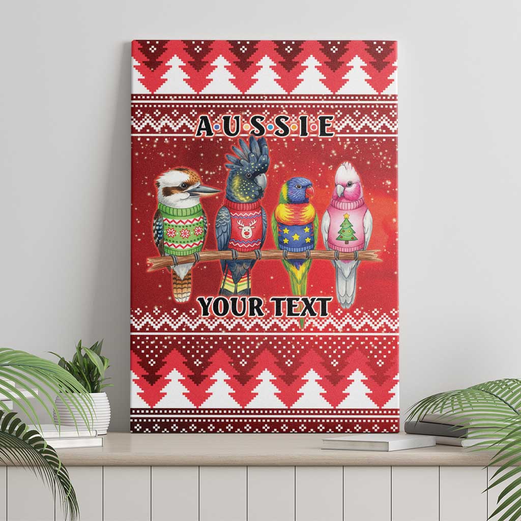 Australian Native Bird Canvas Wall Art Kookaburra Black Cockatoo Rainbow Lorikeet Galah - Aussie Hoodie