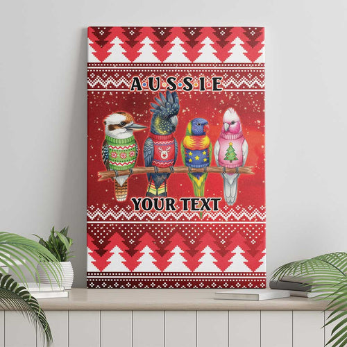 Australian Native Bird Canvas Wall Art Kookaburra Black Cockatoo Rainbow Lorikeet Galah - Aussie Hoodie
