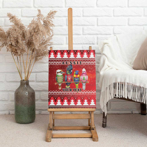 Australian Native Bird Canvas Wall Art Kookaburra Black Cockatoo Rainbow Lorikeet Galah - Aussie Hoodie