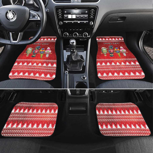 Australian Native Bird Car Mats Kookaburra Black Cockatoo Rainbow Lorikeet Galah - Aussie Hoodie