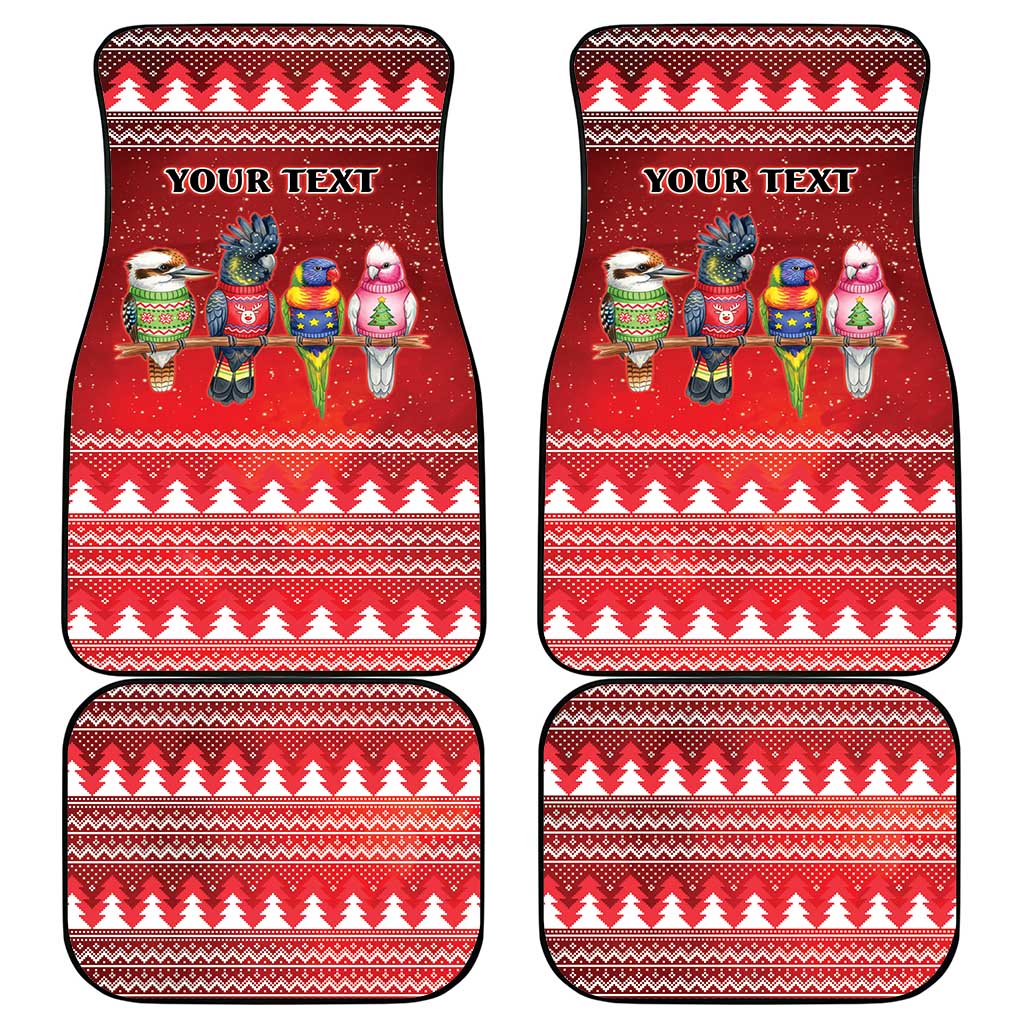 Australian Native Bird Car Mats Kookaburra Black Cockatoo Rainbow Lorikeet Galah - Aussie Hoodie