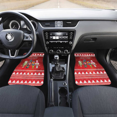Australian Native Bird Car Mats Kookaburra Black Cockatoo Rainbow Lorikeet Galah - Aussie Hoodie