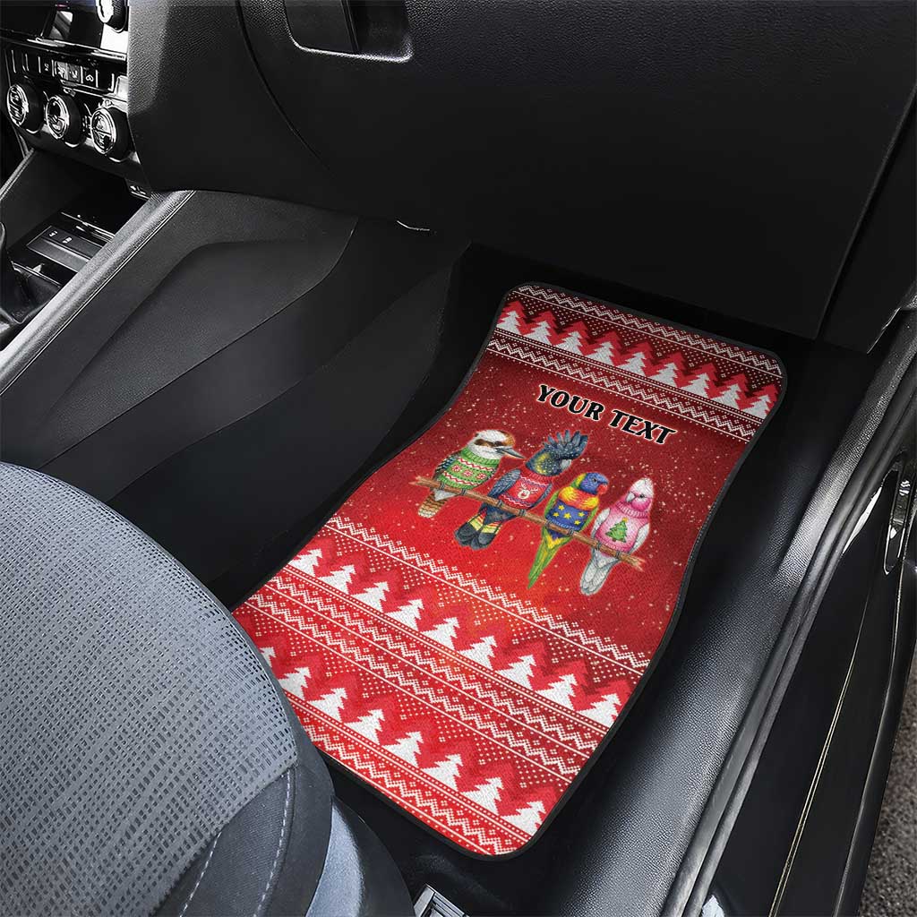 Australian Native Bird Car Mats Kookaburra Black Cockatoo Rainbow Lorikeet Galah - Aussie Hoodie