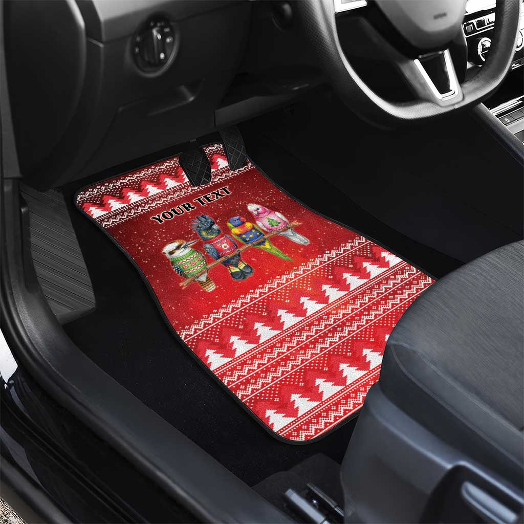 Australian Native Bird Car Mats Kookaburra Black Cockatoo Rainbow Lorikeet Galah - Aussie Hoodie