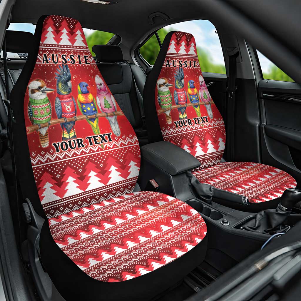 Australian Native Bird Car Seat Cover Kookaburra Black Cockatoo Rainbow Lorikeet Galah - Aussie Hoodie