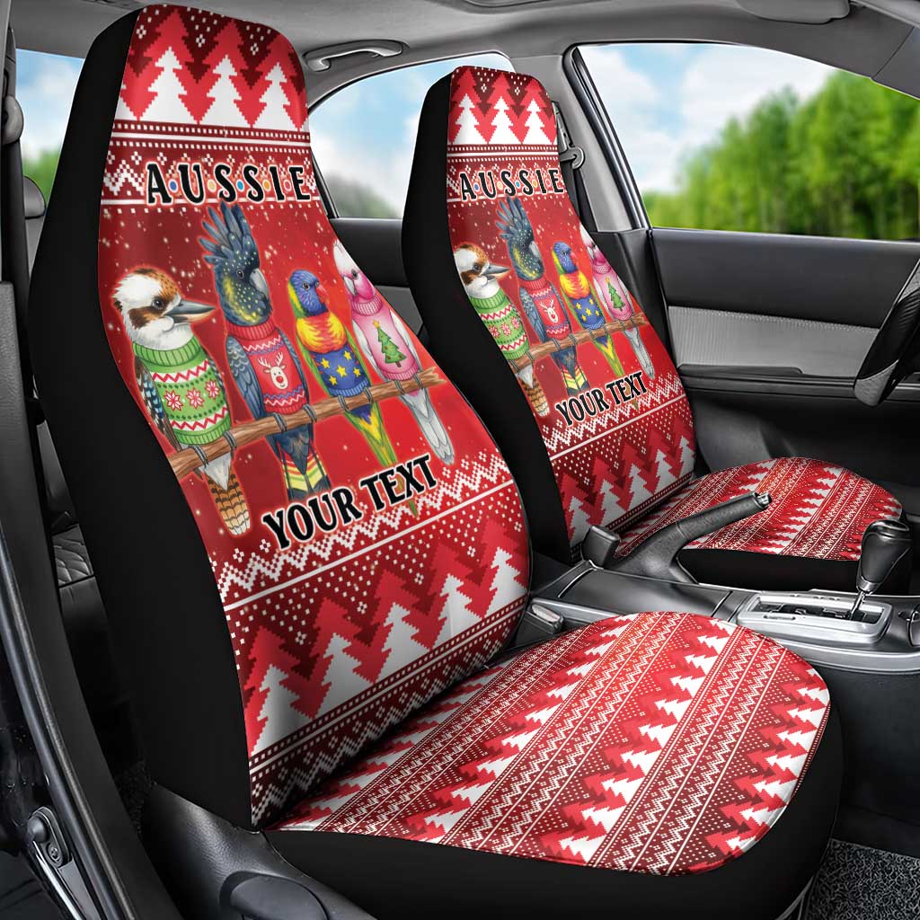 Australian Native Bird Car Seat Cover Kookaburra Black Cockatoo Rainbow Lorikeet Galah - Aussie Hoodie