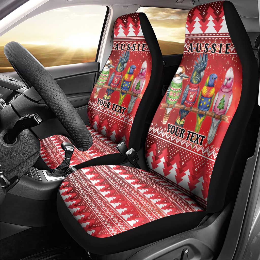 Australian Native Bird Car Seat Cover Kookaburra Black Cockatoo Rainbow Lorikeet Galah - Aussie Hoodie