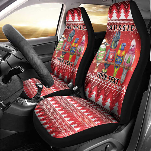 Australian Native Bird Car Seat Cover Kookaburra Black Cockatoo Rainbow Lorikeet Galah - Aussie Hoodie