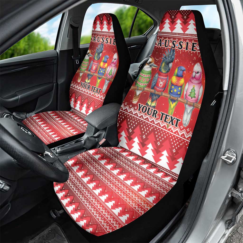 Australian Native Bird Car Seat Cover Kookaburra Black Cockatoo Rainbow Lorikeet Galah - Aussie Hoodie