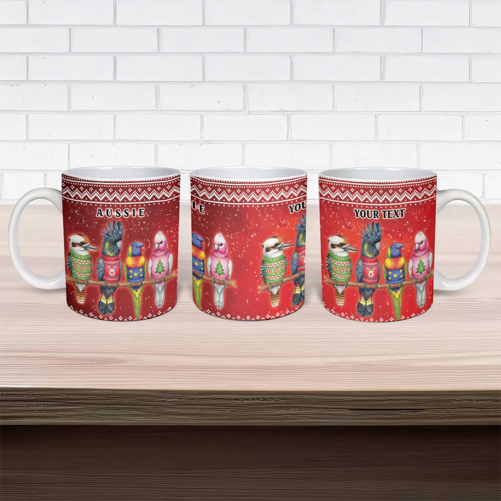Australian Native Bird Ceramic Mug Kookaburra Black Cockatoo Rainbow Lorikeet Galah - Aussie Hoodie