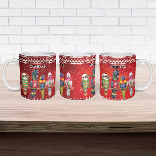 Australian Native Bird Ceramic Mug Kookaburra Black Cockatoo Rainbow Lorikeet Galah - Aussie Hoodie