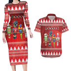 Australian Native Bird Couples Matching Long Sleeve Bodycon Dress and Hawaiian Shirt Kookaburra Black Cockatoo Rainbow Lorikeet Galah - Aussie Hoodie