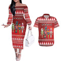 Australian Native Bird Couples Matching Off The Shoulder Long Sleeve Dress and Hawaiian Shirt Kookaburra Black Cockatoo Rainbow Lorikeet Galah - Aussie Hoodie