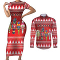 Australian Native Bird Couples Matching Short Sleeve Bodycon Dress and Long Sleeve Button Shirt Kookaburra Black Cockatoo Rainbow Lorikeet Galah - Aussie Hoodie