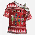 Australian Native Bird Cross Shoulder Shirt Kookaburra Black Cockatoo Rainbow Lorikeet Galah - Aussie Hoodie