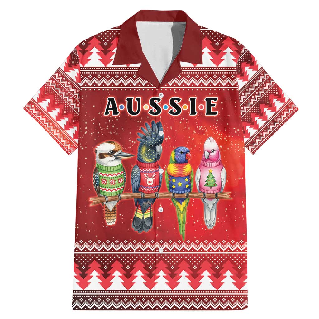 Australian Native Bird Family Matching Mermaid Dress and Hawaiian Shirt Kookaburra Black Cockatoo Rainbow Lorikeet Galah - Aussie Hoodie