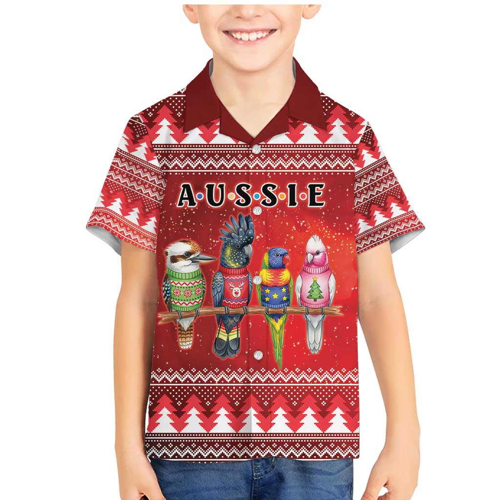 Australian Native Bird Family Matching Mermaid Dress and Hawaiian Shirt Kookaburra Black Cockatoo Rainbow Lorikeet Galah - Aussie Hoodie